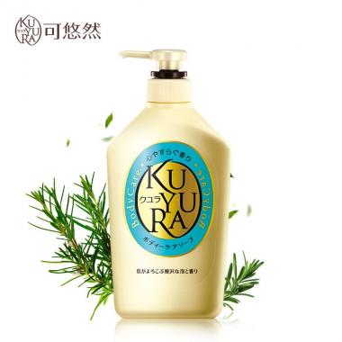 可悠然(KUYURA)沐浴露美肌香氛滋润沐浴液550ml