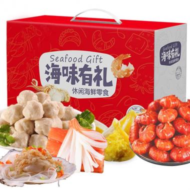 星龙港海鲜郎海之味干海鲜礼盒913g