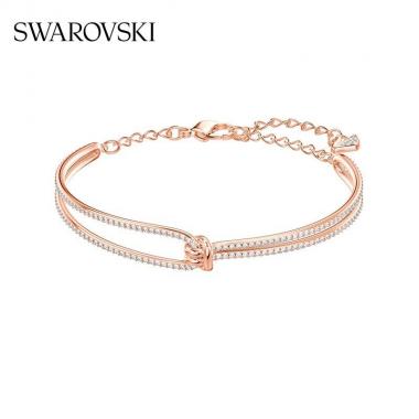 奥地利 施华洛世奇 扭结手镯（玫瑰金）