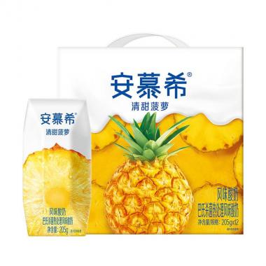 伊利安慕希清甜菠萝味酸奶205g*12盒