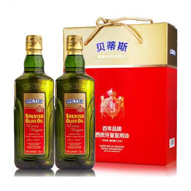 贝蒂斯特级初榨橄榄油750ml*2双支礼盒
