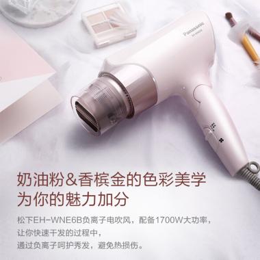 松下（Panasonic）电吹风机 家用 负离子多效呵护