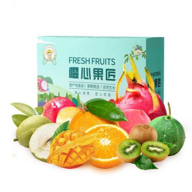 橙心果匠果然有礼水果礼盒约3.2kg
