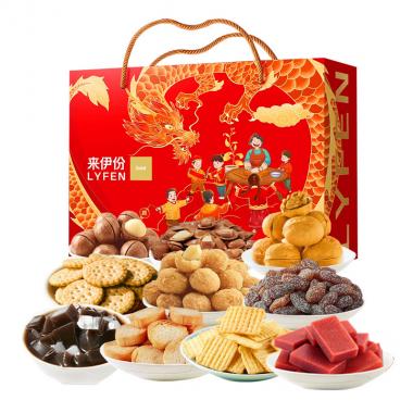 来伊份 合家欢礼盒A 158型1303g