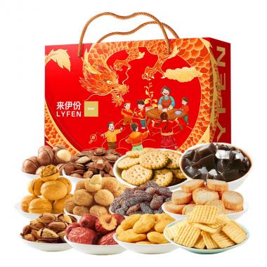 来伊份 合家欢礼盒B 198型1663g