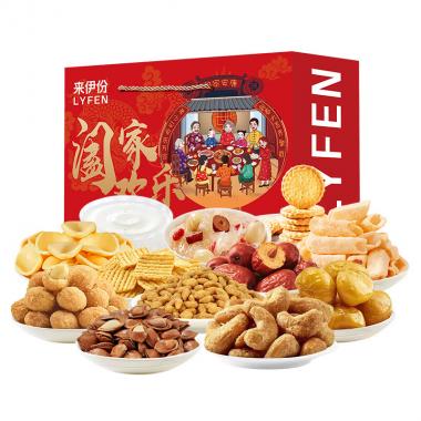 来伊份新春礼盒 阖家欢乐B款158型