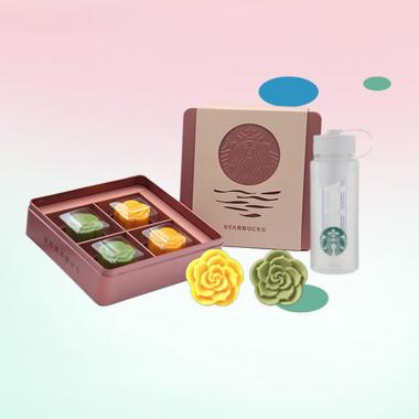 【星巴克】月圆好礼奶黄+星芒闪耀C款